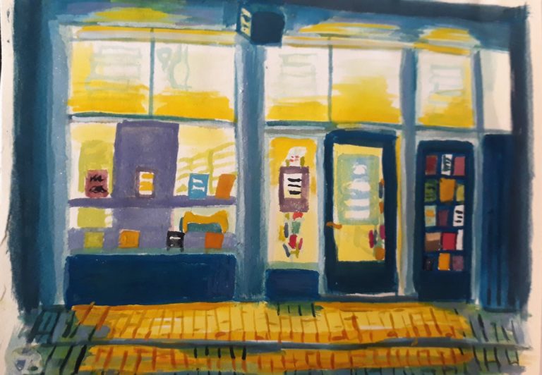 Tekening van Savannah Bay door Jantine Broek