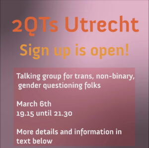2QT's uitnodiging voor 8 maart.