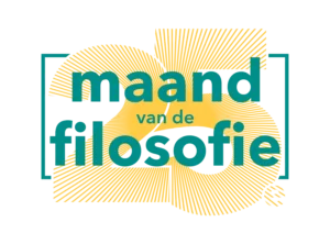 Logo 25e maand van de filosofie.